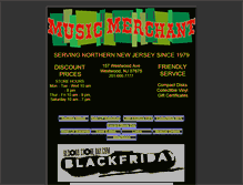 Tablet Screenshot of musicmerchant.com